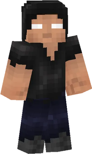 Minecraft Herobrine Character PNG Image