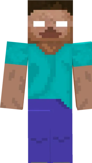 Minecraft Herobrine Character PNG Image