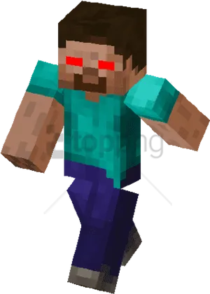 Minecraft Herobrine Mythical Character PNG Image