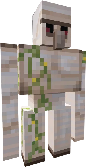 Minecraft_ Iron_ Golem_ Closeup.jpg PNG Image