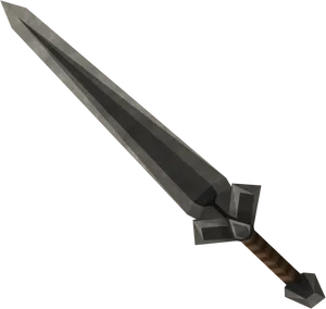 Minecraft Iron Sword Graphic PNG Image