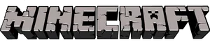 Minecraft Logo Cracked Texture PNG Image