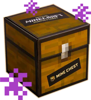 Minecraft_ Mine_ Chest_ Monthly_ Subscription_ Box PNG Image