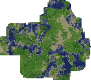 Minecraft_ Overworld_ Map_ Exploration PNG Image