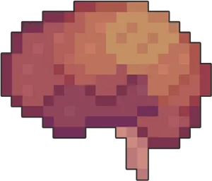 Minecraft_ Pixelated_ Heart.png PNG Image