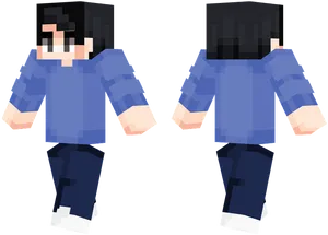 Minecraft Steve Character Model PNG Image