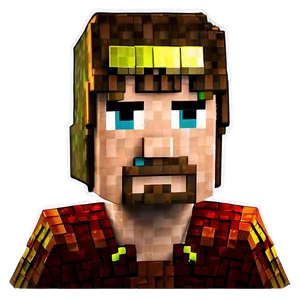 Minecraft Steve Headpiece Png 75 PNG Image