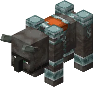 Minecraft_ Strider_ Entity PNG Image