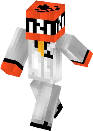 Minecraft T N T Head Character PNG Image