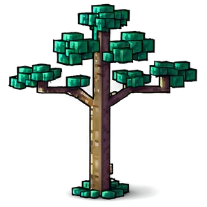 Minecraft Tree With Vines Png Txi85 PNG Image