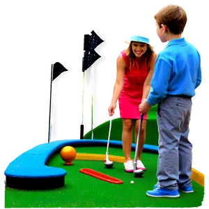 Mini Golf Party Png 76 PNG Image