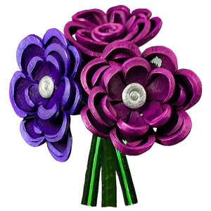 Miniature Rolled Flower Cluster Png Vgk PNG Image