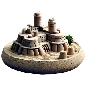 Miniature Sandcastle Png Dlu PNG Image