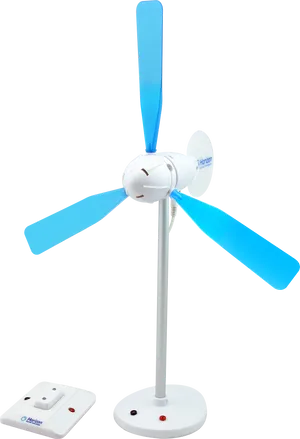 Miniature Wind Turbine Model PNG Image