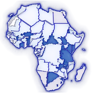 Minimalist Africa Map Png 68 PNG Image