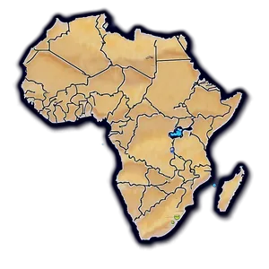 Minimalist Africa Map Png 89 PNG Image