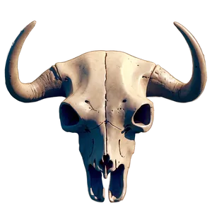 Minimalist Bull Skull Outline Png Ojq38 PNG Image