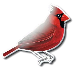 Minimalist Cardinal Design Png Mkm PNG Image