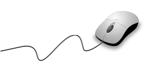 Minimalist Computer Mouse Design PNG Image