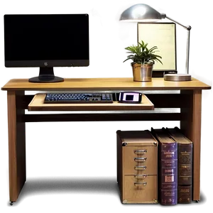 Minimalist Desk Setup PNG 05042024 PNG
