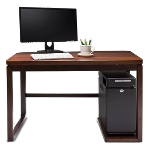 Minimalist Desk Setup PNG 05042024 PNG
