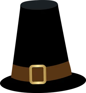 Minimalist Fedora Hat Graphic PNG Image