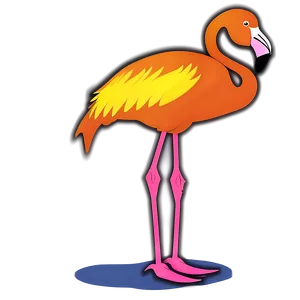 Minimalist Flamingo Outline Png Jbn PNG Image