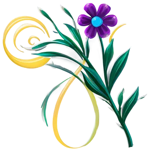 Minimalist Flower Design Png Miq83 PNG Image