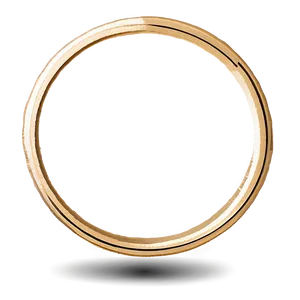 Minimalist Gold Circle Frame Png Jog PNG Image