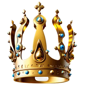 Minimalist Golden Crown Png 06282024 PNG Image