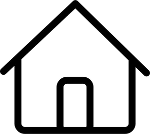 Minimalist Home Icon PNG Image