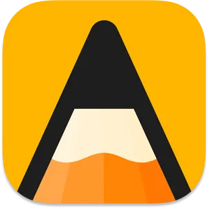 Minimalist_ Mountain_ App_ Icon PNG Image