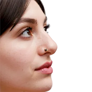 Minimalist Nose Stud Art Png Omr PNG Image