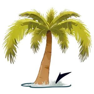 Minimalist Palmera Sketch Png 06262024 PNG Image