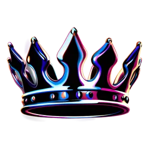 Minimalist Queen Crown Graphic Png 06292024 PNG Image