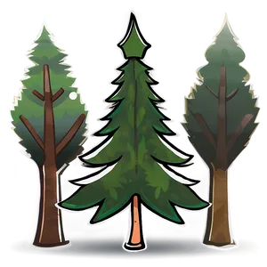 Minimalist Spruce Tree Icon Png Jgu57 PNG Image