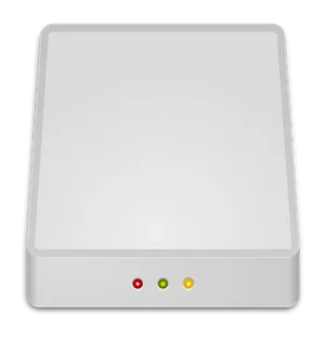 Minimalist White Box Icon PNG Image