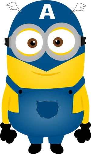 Minion_ Cartoon_ Character_ Clipart PNG Image