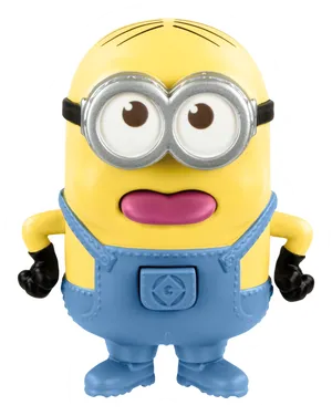 Minion Figure Standing Pose PNG Image