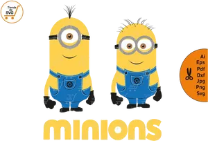 Minions_ Clipart_ Vector_ Graphic PNG Image