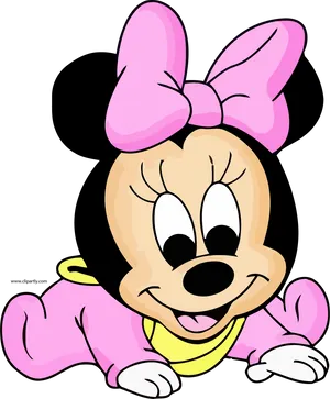 Minnie Mouse Classic Pose PNG Image