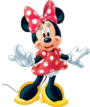 Minnie Mouse Classic Pose PNG Image