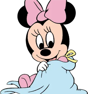 Minnie Mouse Classic Pose PNG Image