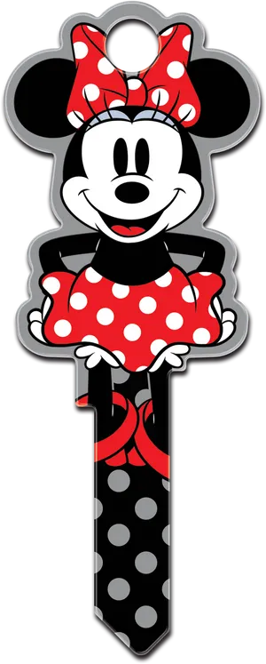 Minnie Mouse Key Graphic PNG Image