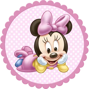 Minnie_ Mouse_ Polka_ Dot_ Background PNG Image