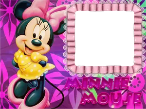 Minnie Mouse Polka Dot Fun PNG Image