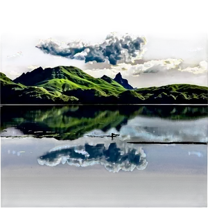 Mirage Reflection In Water Png Dju PNG Image