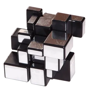 Mirror Cube Puzzle Solved PNG Image