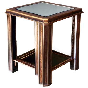 Mirrored End Table Png 06292024 PNG Image