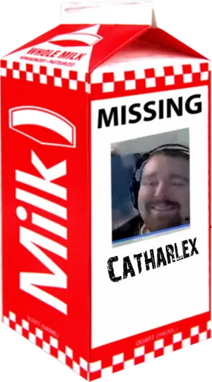 Missing Person Milk Carton Design PNG Image